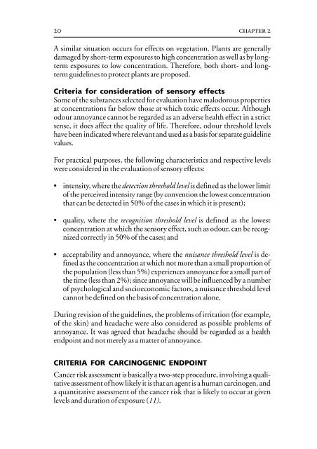 Air Quality Guidelines - World Health Organization Regional Office ...