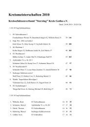 Kreismeisterschaften 2010