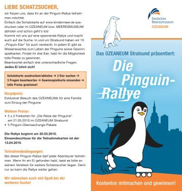 Pinguin- Die - Ozeaneum
