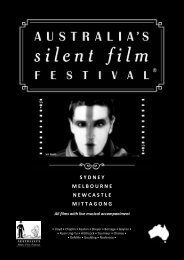 Films With Live Musical Accompaniment - Australia's Silent Film ...