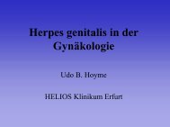 Herpes genitalis in der GynÃ¤kologie