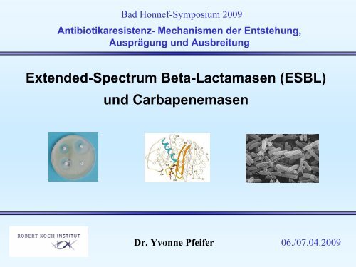 Extended-Spectrum Beta-Lactamasen (ESBL) - Paul Ehrlich ...