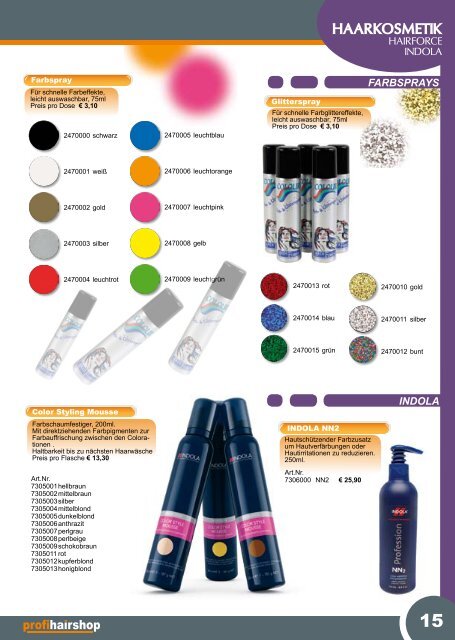 Hier gehts zum PHS Sortimentskatalog 2012/2013 - Profi Hair Shop