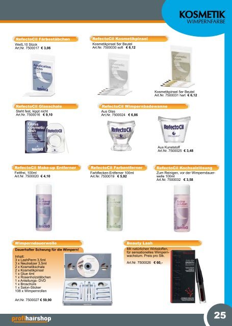 Hier gehts zum PHS Sortimentskatalog 2012/2013 - Profi Hair Shop