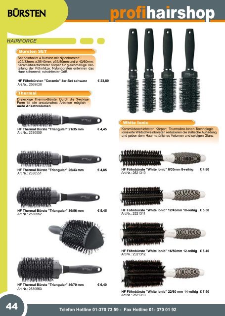 Hier gehts zum PHS Sortimentskatalog 2012/2013 - Profi Hair Shop