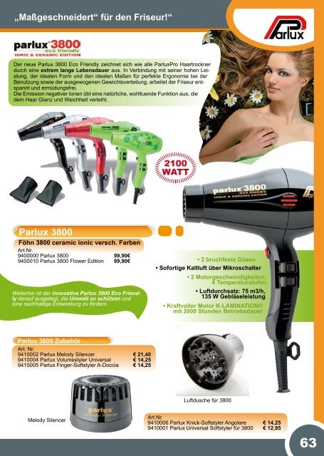 Hier gehts zum PHS Sortimentskatalog 2012/2013 - Profi Hair Shop