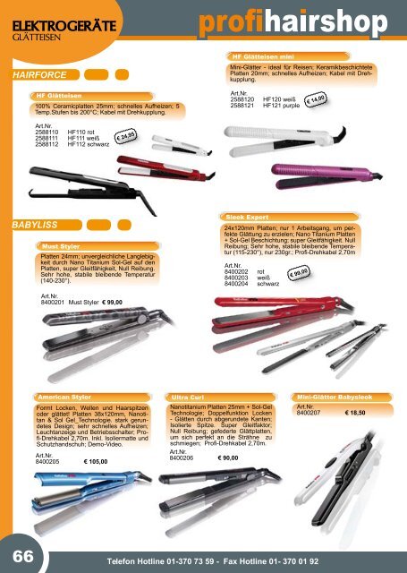 Hier gehts zum PHS Sortimentskatalog 2012/2013 - Profi Hair Shop