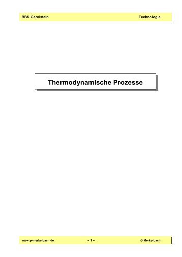 Thermodynamische Prozesse.pdf - von P. Merkelbach