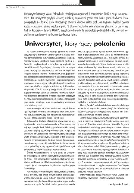 yzna 2007 - Politechnika Łódzka