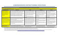 Comprehensive District Rubric - p-12 - New York State Education ...