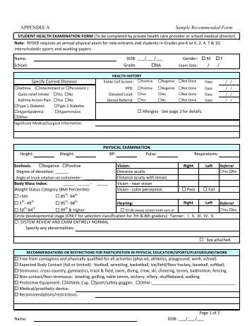 health certificate sample