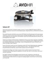 Produktinfo Volvere SP.pdf - Progressive Audio