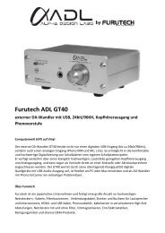 Furutech ADL GT40 - Progressive Audio