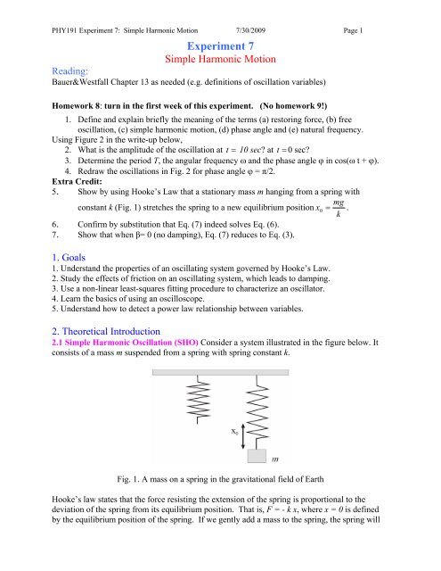 harmonic motion harmonic motion