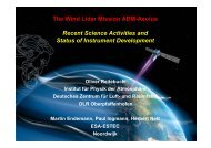 The Wind Lidar Mission ADM-Aeolus Recent Science Activities and ...