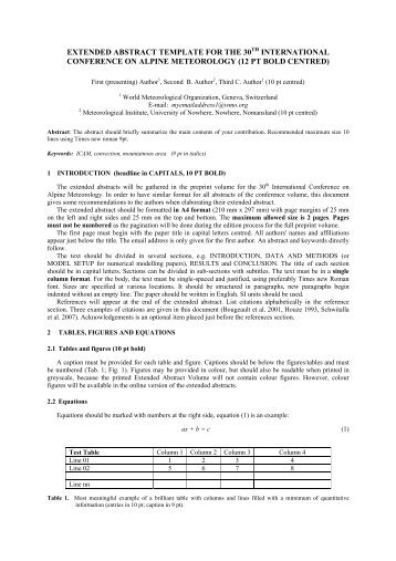 extended abstract template for the 30 international - Pa.op.dlr.de - DLR