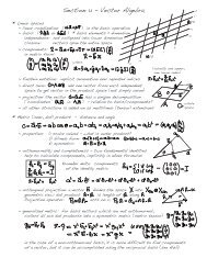 Section 1.1 - Vector Algebra