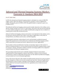 JSB Market Research : Infrared and Thermal Imaging Systems Market - Forecasts & Analysis 2014 - 2019