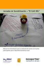 Jornadas de Sensibilización – “El Café DEL” - PACA