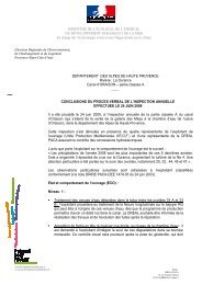 CONCLUSIONS PV canal d'Oraison - DREAL Paca