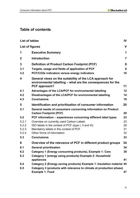 Requirements on Consumer Information about Product ... - ANEC