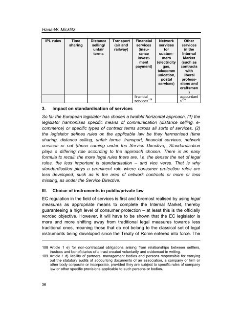 Services Standards: Defining the Core Consumer Elements ... - ANEC