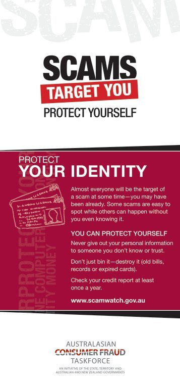 Protect your identity - SCAMwatch