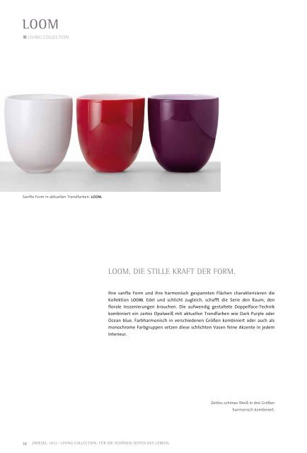 ZWIESEL 1872 | LIVING CoLLECtIoN 2012