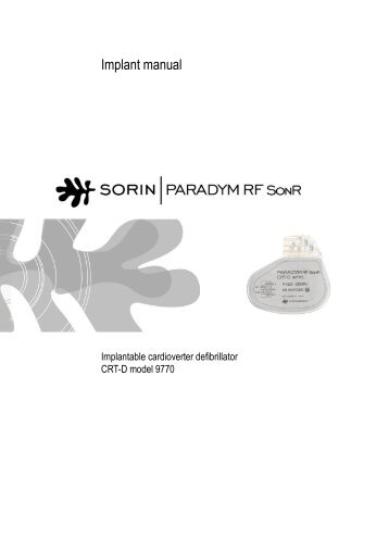 CRT-D Paradym SonR 9770