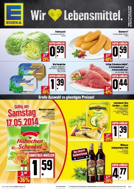 Werbung KW 20 Edeka Görlitz