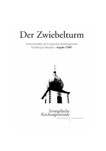 Ausgabe 3-2007 - derzwiebelturm.de