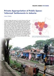 Private Appropriation of Public Space: 'Informal' Settlements in Jakarta