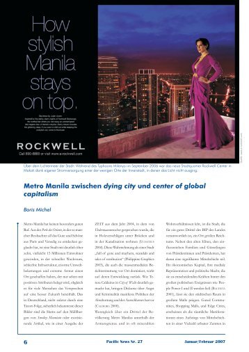 Metro Manila zwischen dying city und center of global capitalism