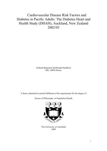 Gerhard Sundborn PHD Thesis - Pacific Health Voices