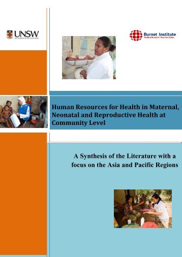 Human Resources for Health in Maternal, Neonatal and - HRH ...