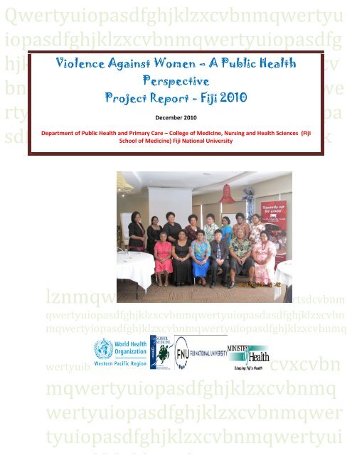 Project Report â Fiji 2010 - Pacific Health Voices