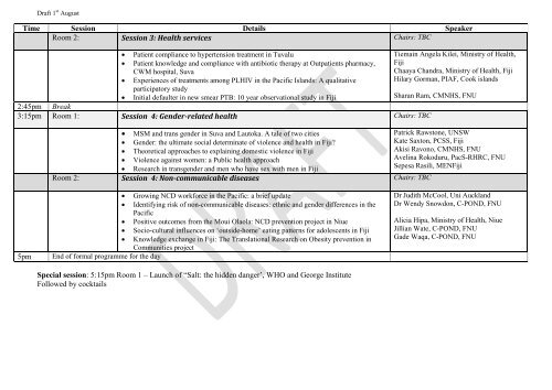 Draft agenda for PIHRS web version 2nd aug.pdf - Pacific Health ...