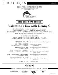 Valentine's Day with Kenny G - Pacific Symphony