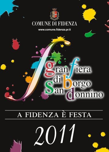 Agenda eventi Gran Fiera - Comune di Fidenza