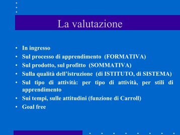 Come esprimere gli obiettivi - Paciolo - D'Annunzio