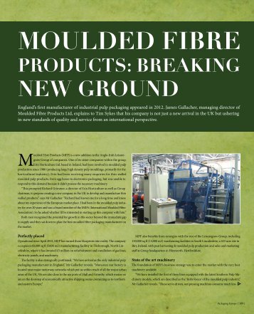 Moulded Fibre Products - Packaging Europe