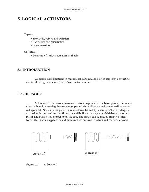 Automating Manufacturing Systems - Process Control and ...