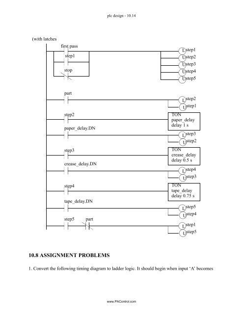 Automating Manufacturing Systems - Process Control and ...