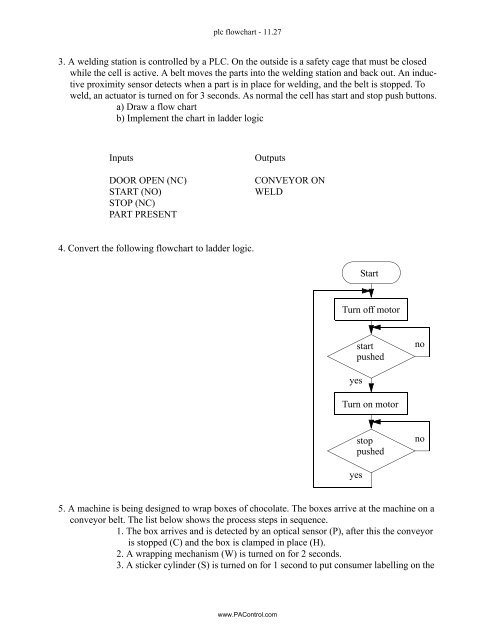 Automating Manufacturing Systems - Process Control and ...