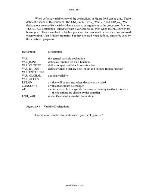 Automating Manufacturing Systems - Process Control and ...