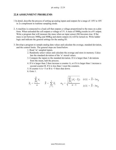 Automating Manufacturing Systems - Process Control and ...