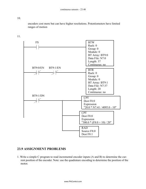 Automating Manufacturing Systems - Process Control and ...