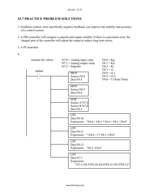 Automating Manufacturing Systems - Process Control and ...