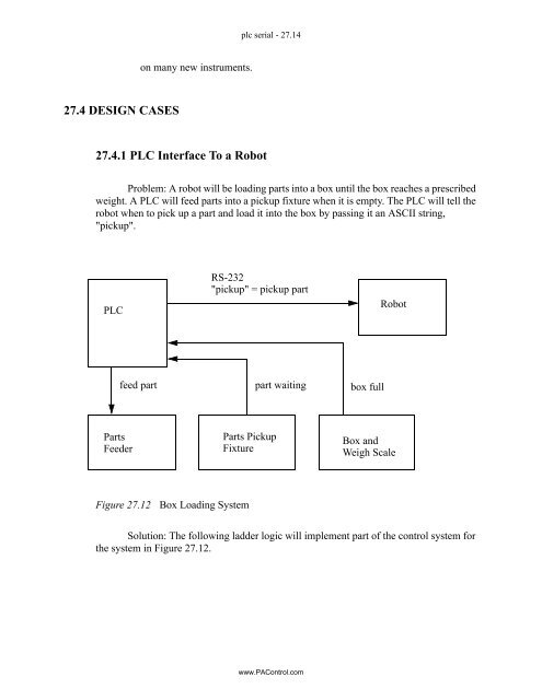 Automating Manufacturing Systems - Process Control and ...