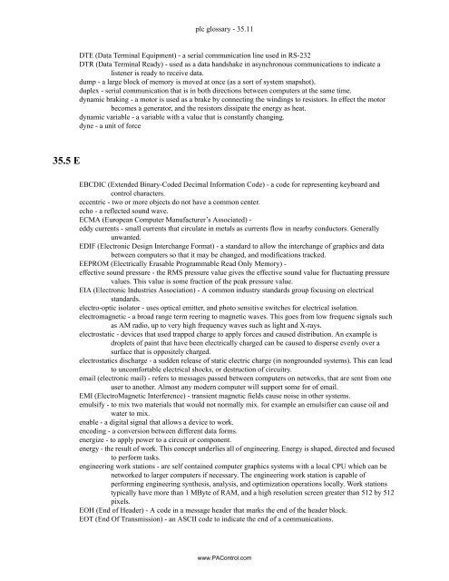 Automating Manufacturing Systems - Process Control and ...